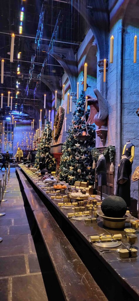 Grande salle des Studios Harry Potter