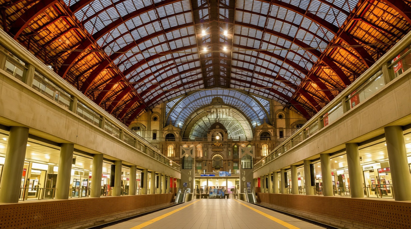 Itinéraires belges et logistique des gares principales