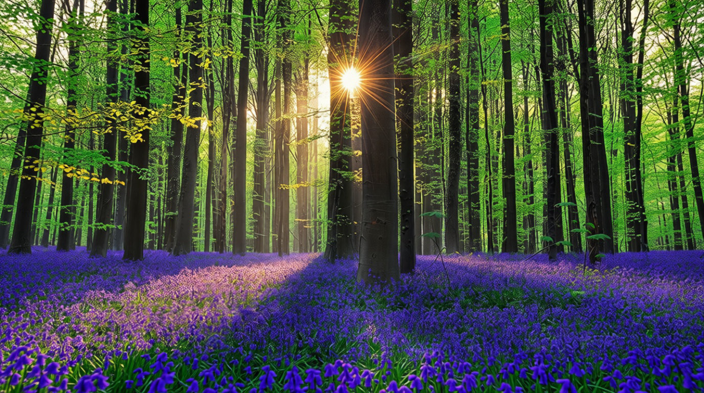 Où voir la nature s'éveiller entre Hallerbos et Ardennes ?