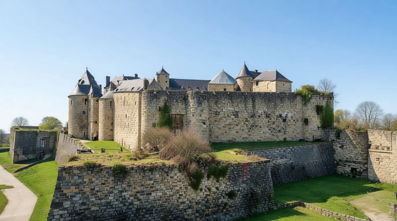 Château fort de Sedan, la plus grande forteresse d'Europe