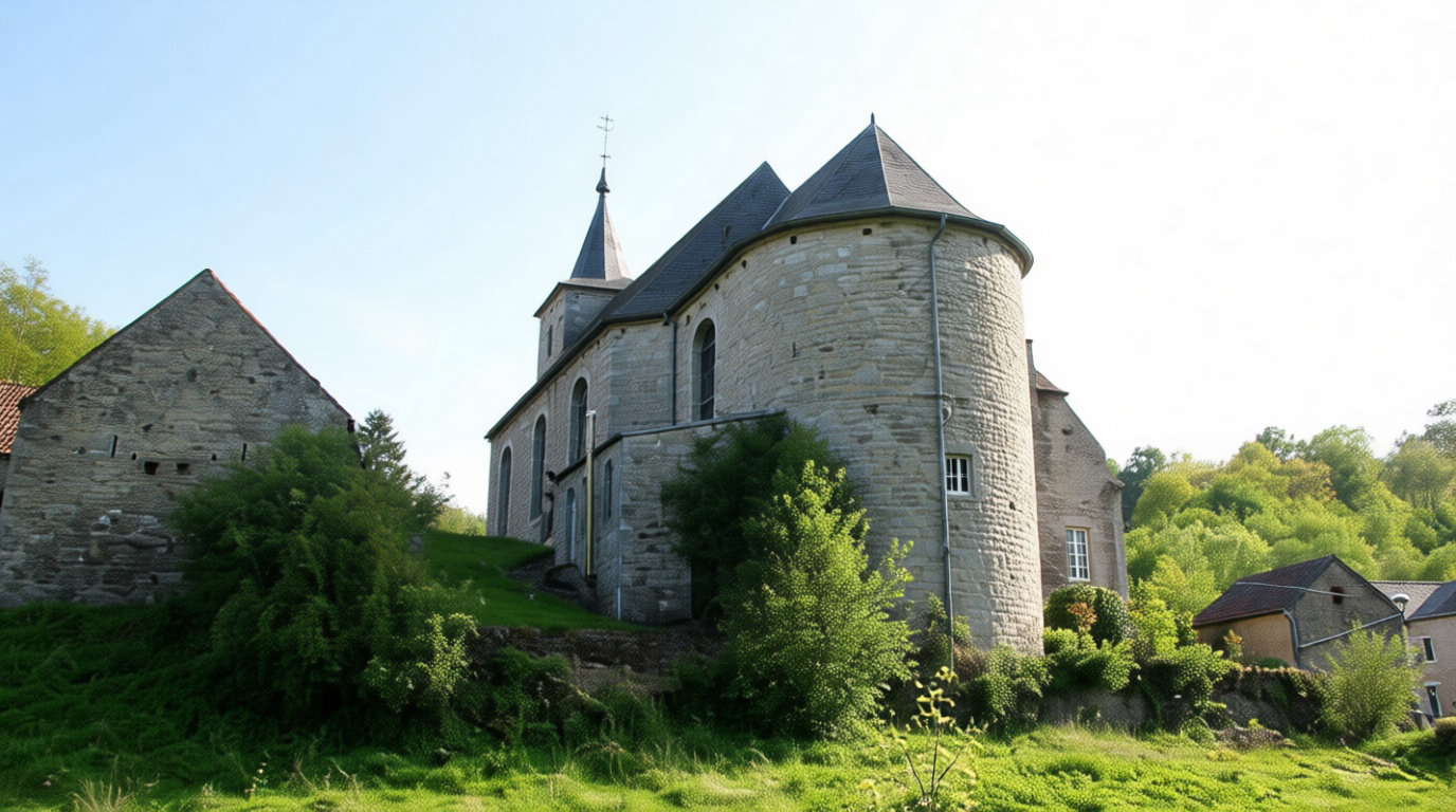 Sosoye et son calme plat en bord de Molignée