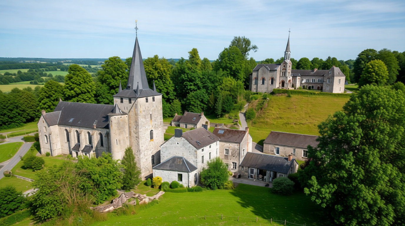 Celles et son allure de village médiéval intact