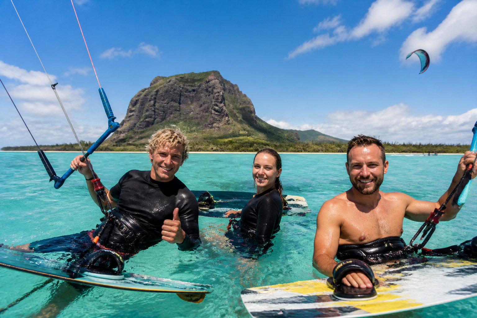 Les 10 plus belles plages de l'île Maurice 23 Le Morne entre kitesurf et décor classé à l'UNESCO