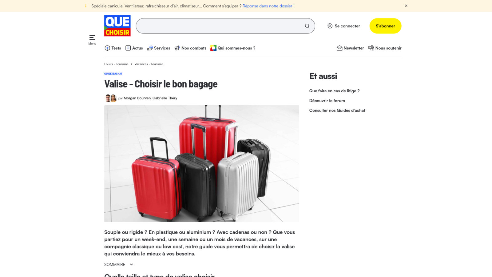 Équipement voyage et bagages : choisir sa valise cabine 30 Pour les lecteurs français : avis et disponibilité