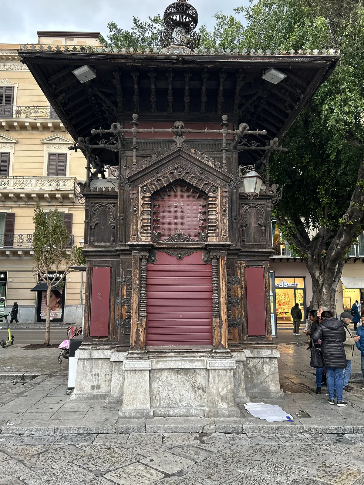 Visiter Palerme en 3 jours : mon carnet de voyage testé sur place 17 Le Chiosco Ribaudo, kiosque Art nouveau de la piazza Verdi